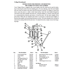 Extra T Mag II Turret Parts